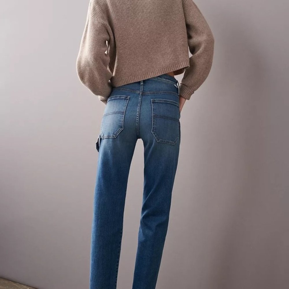 MOTHER High Waisted Utility Pants Jeans 27 - Picture 3 of 10